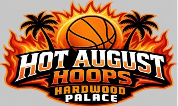 Hot August Hoops Logo